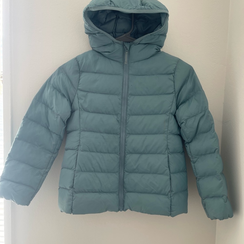 Uniqlo Kids Ultra light Puffer Jacket - light teal